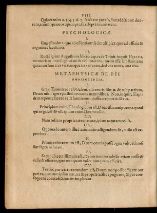 Metaphysicae De Dei Omnipotentia.