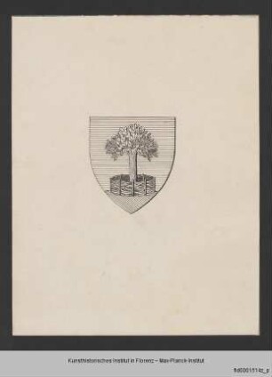 Zeichnungen von Wappen und Abzeichen : Wappen der Conti Orti aus Verona