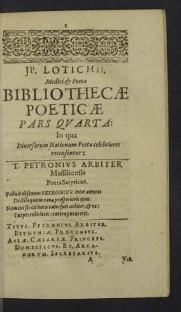 Titus Petronius Arbiter