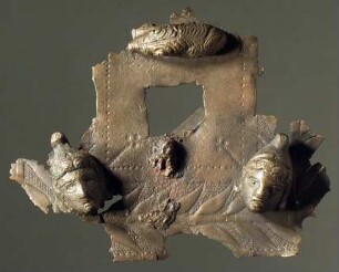 Schlossblech eines römischen Kästchens mit Appliken