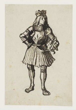 Figur in Rüstung