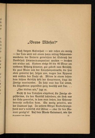 161-164, "Bravo Mörser!"