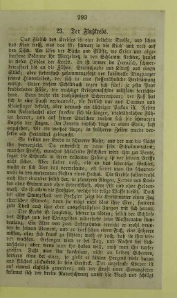 23. Der Flußkrebs