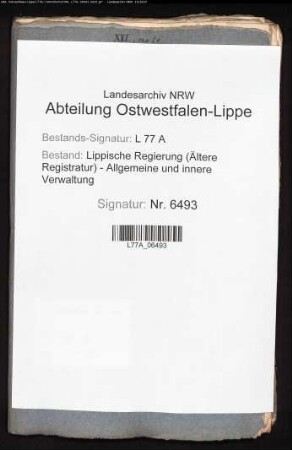 Abschoß gegen das Fürstentum Anhalt-Köthen