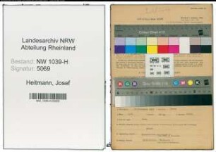 Entnazifizierung Josef Heitmann , geb. 11.12.1902 (Arbeiter)