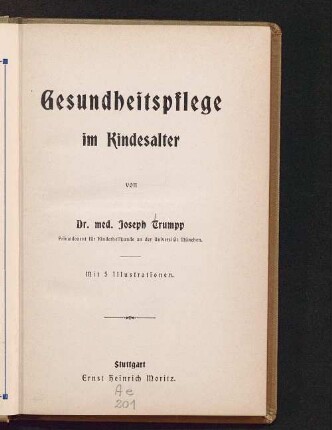 [1]: [Säuglings- u. allgemeine Kinderpflege]
