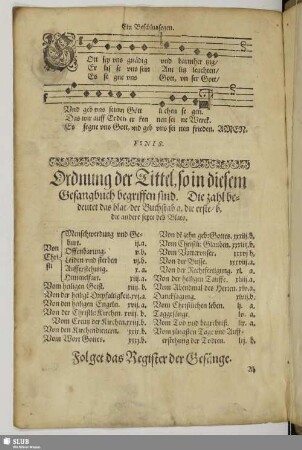 Ordnung der Tittel