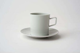 Service Valon (Werkbundkiste Kunststoff, Kaffeetasse mit Untertasse, Unterteller)