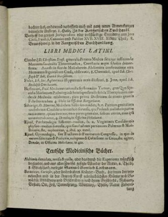 Libri Medici Latini.