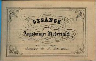 Gesänge der Augsburger Liedertafel, [4],2. Basso II