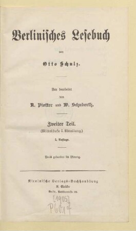 Teil 2 (Mittelstufe, 1. Abteilung), [Schülerband]: [Teil 2 (Mittelstufe, 1. Abteilung), [Schülerband]]