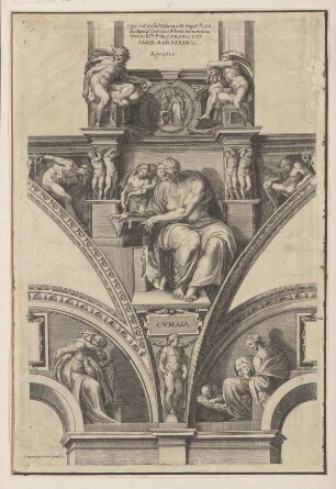 Cumäische Sibylle (Alberti, Deckenfresken Sixitinische Kappelle)