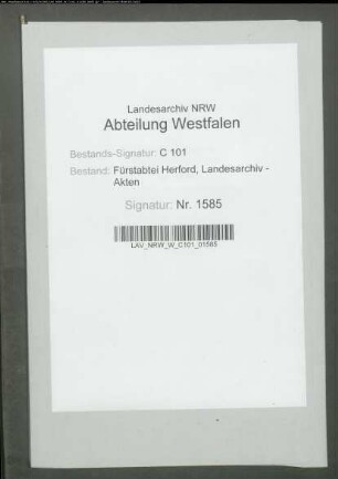 Verträge zwischen Stift und Stadt Herford