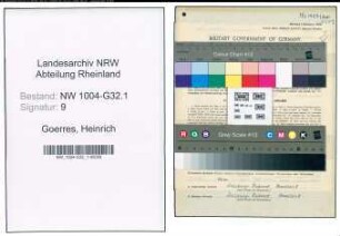 Entnazifizierung Heinrich Goerres , geb. 06.08.1909 (Stadtinspektor)