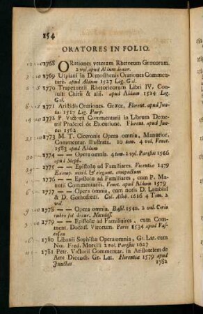 Oratores In Folio.