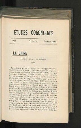 La Chine.