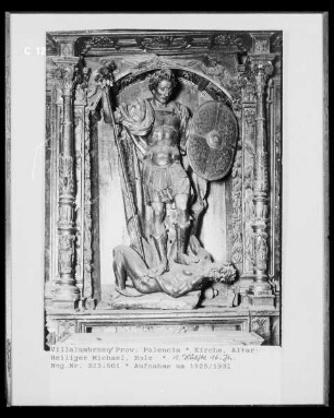 Altar, Detail: Heiliger Michael