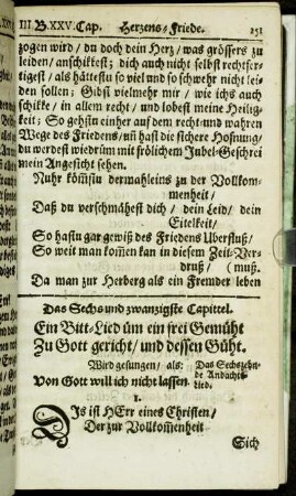 Das Sechs und zwanzigste Capittel. - Das Dreißigste Capittel.