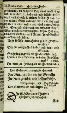 Das Sechs und zwanzigste Capittel. - Das Dreißigste Capittel.