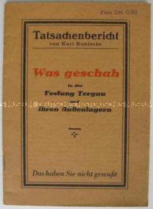 Erlebnisbericht eines Verfolgten des NS-Regimes und ehemaligen Angehörigen des Strafbataillons 500