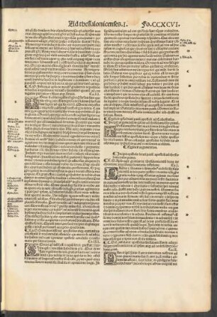 Incipit epistola beati pauli apostoli ad thessalonicenses prima.