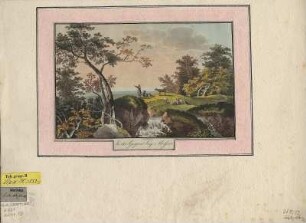 Ansicht der Gegend bei Meißen, Kupferstiche, 1794 : In der Gegend bey Meißen / nach Wagner. C. Wizani fec. - [S.l. , 1794. - 4 Kunstbl. : Kupferst. ; je Bl. 24 x 17 cm