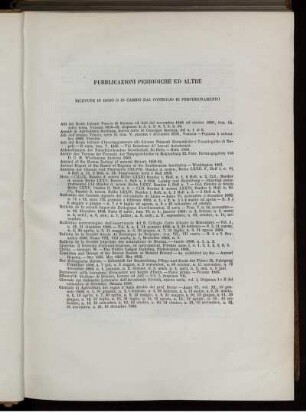 Pubblicazioni Periodiche Ed Altre