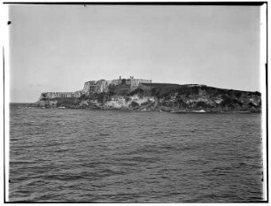San Juan (Puerto Rico). Festung an der Hafeneinfahrt. Ansicht vom Meer