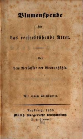 Blumenspende für das reiferblühende Alter