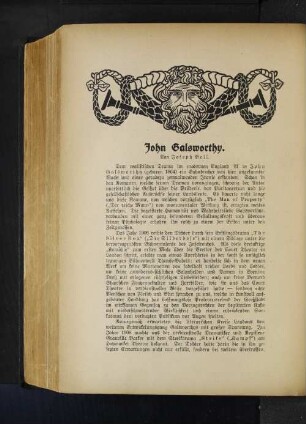 John Galsworthy