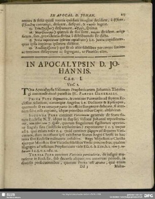 In Apocalypsin D. Johannis