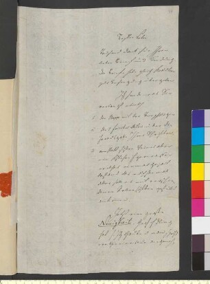 Brief von Goethe, August von an Goethe, Johann Wolfgang von