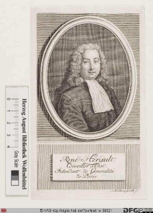 Bildnis René Hérault (de Fontaine)