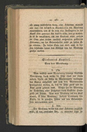 Siebentes Kapitel. Von der Wendung.