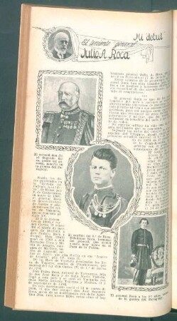 El teniente general Julio A. Roca : Mi "debut"