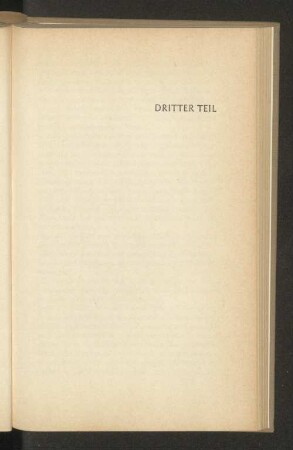 Dritter Teil