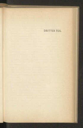 Dritter Teil