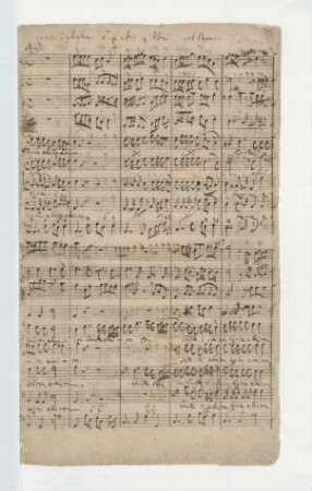 Messen. Auszüge; V (4), strings, bc; a-Moll; BWV Anh. II 24 / Anh. III 167
