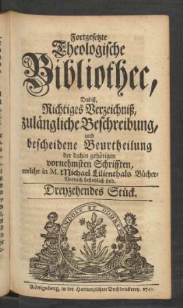 Dreyzehendes Stück
