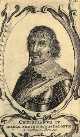 Bildnis von Christian IV. (1577-1648), König von Dänemark
