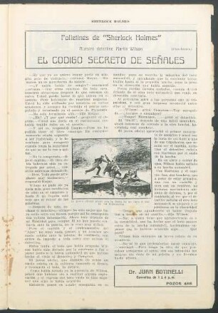 Folletines de "Sherlock Holmes" - Nuestro detective Martín Wilson - El codigo secreto de señales - [Conclusión]