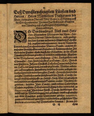 13-36, Deß durchleuchtigsten Fürsten und Herrens...