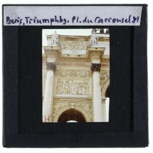 Paris, Arc de Triomphe du Carrousel : Detail