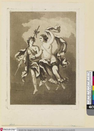 Peinteure antique d'Herculanum; [Bacchus und Ariadne]