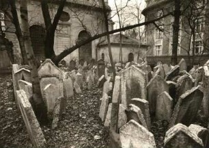 Prag (Praha-Josefov/Tschechien). Josefstadt. Alter Jüdischer Friedhof (14. Jh.) im ehem. Ghetto