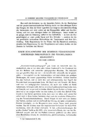 Einige Schlagwörter der modernen pädagogischen Strömungen physiologisch und psychologisch erleuchtet : (Fortsetzung)