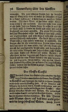 Der fünffte Teuffel.