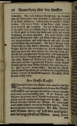Der fünffte Teuffel.