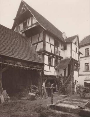 Fachwerk. Winzerhaus