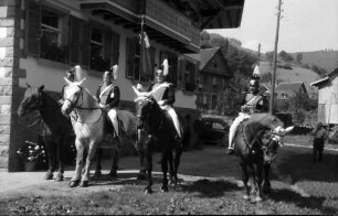 Oberharmersbach: Appell der Badischen Bürgerwehren; Harmersbacher Ulanen